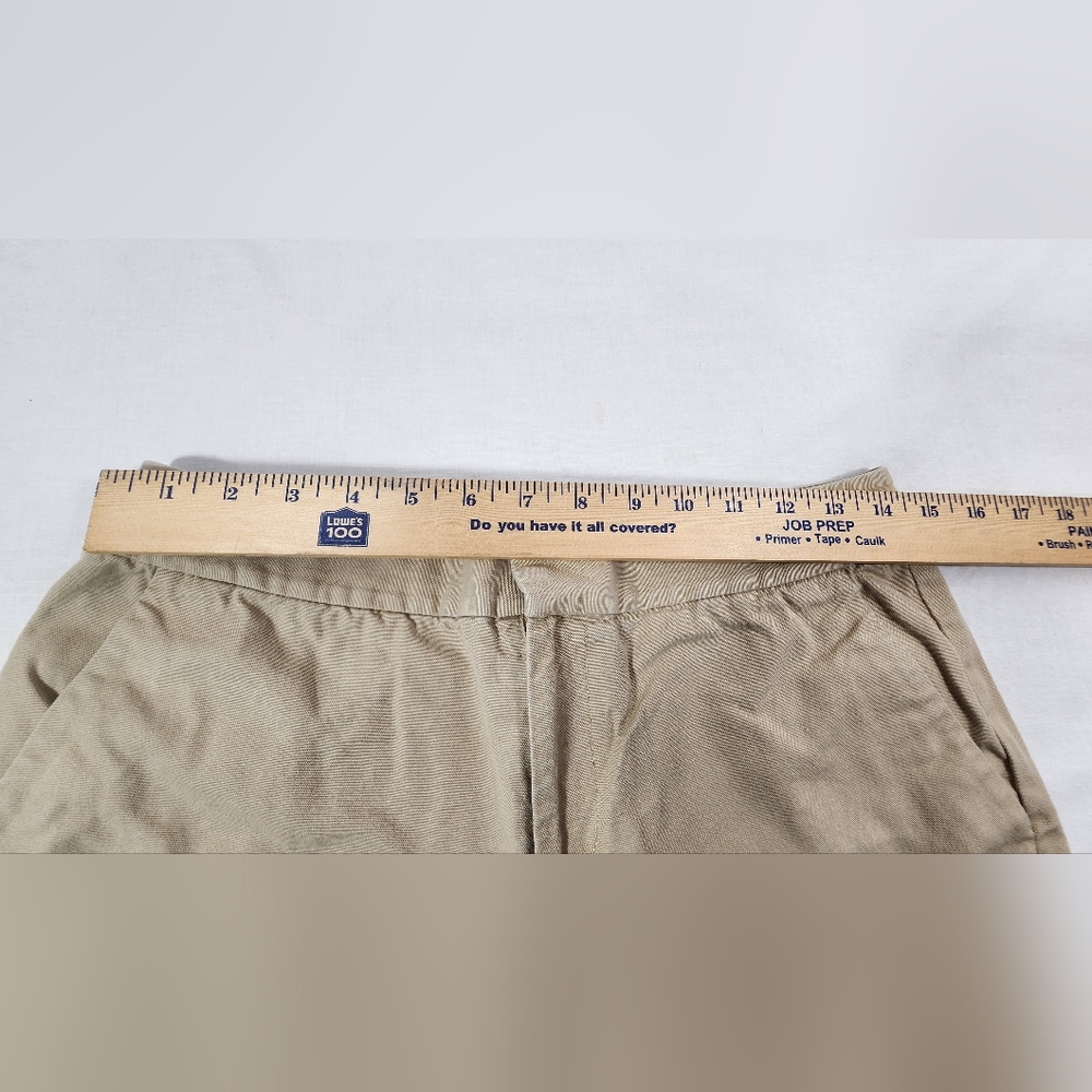 ❤️ LAUREN BY RALPH LAUREN WOMEN'S PETITE BERMUDA SHORTS SIZE 8P KHAKI ❤️ - Picture 7 of 9